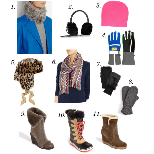 Collage of 11 Cold Weather Accessories