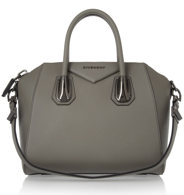 Givenchy Antigona Bag (Small) in Gray Leather