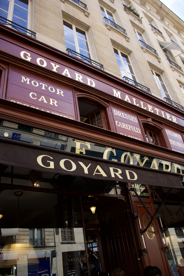 Goyard Storefront in Paris