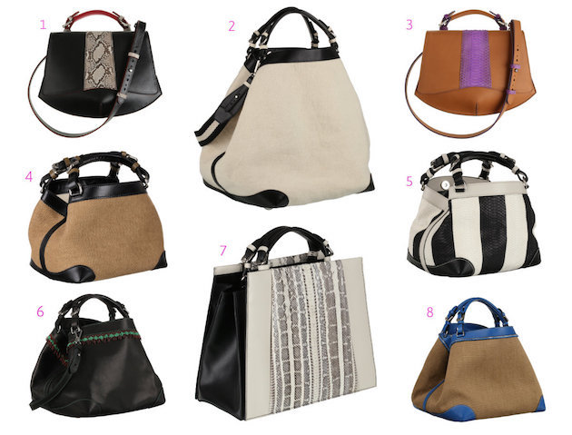Collage of 8 fave CDM bags from Spring 2016