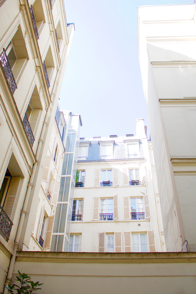 Parisian courtyard views