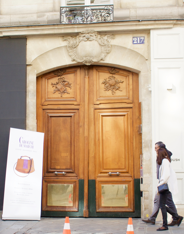 Doors to 217 rue Saint Honore
