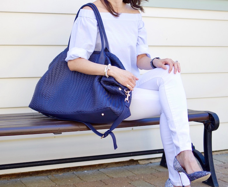 Summer Outfit of the Day with this Deux Lux Travel Bag