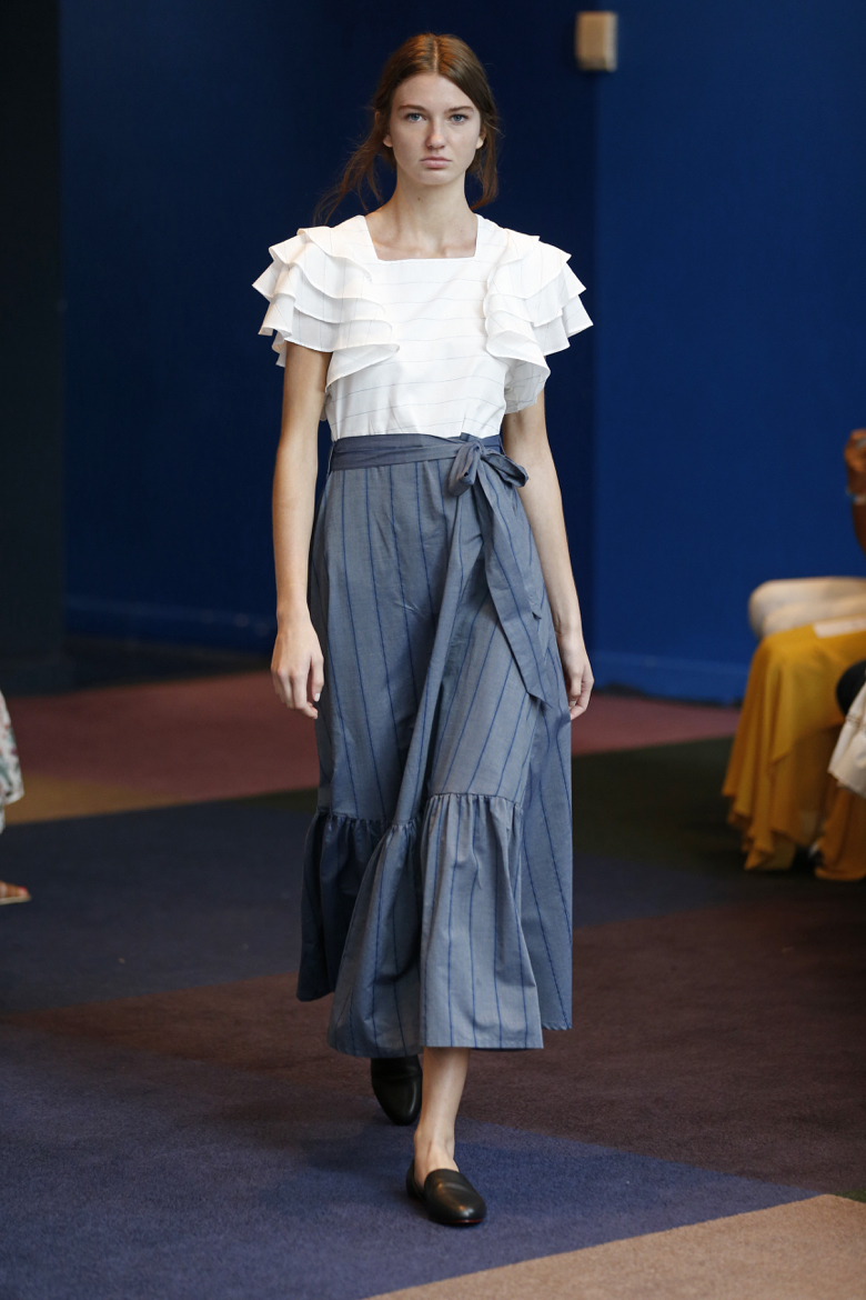 Look 9 from the KUR Spring Summer 2019 Runway Show Collection