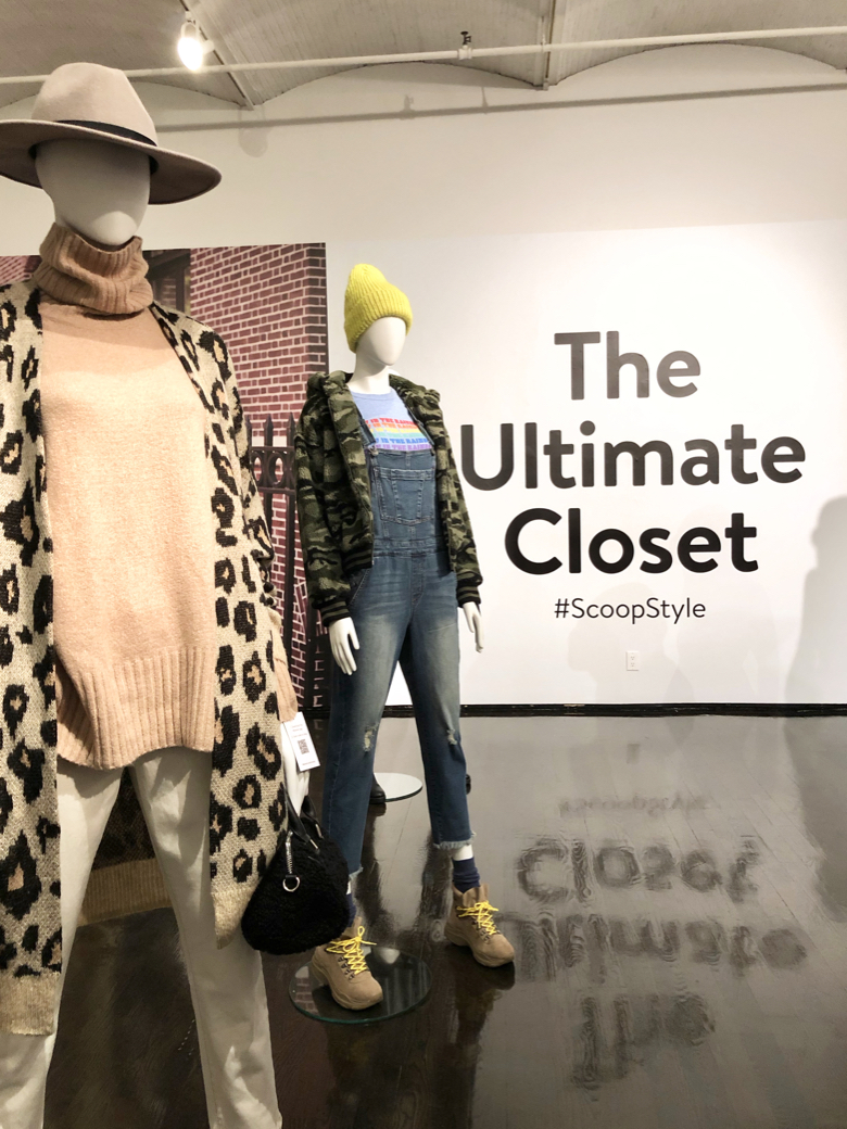 The Ultimate Closet with #scoopstyle , Scoop relaunch celebration in NYC September 2019 with Walmart and LiketoKnow.it