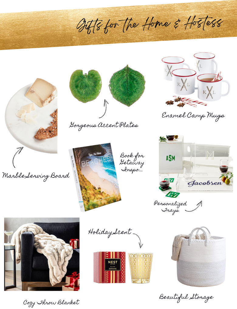 Gift Guide for Home and Host or Hostess